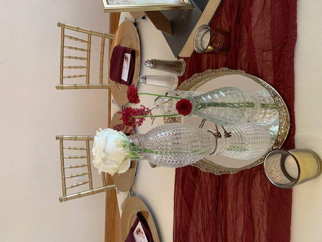 Bud vase centerpieces