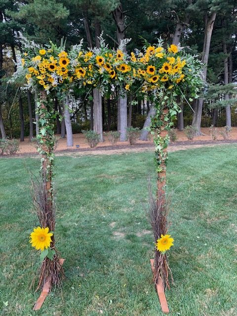 Sunflower ceremony swag